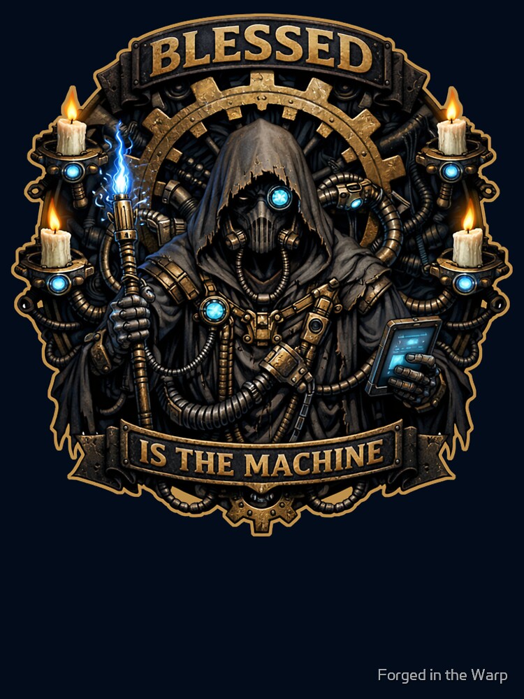 Grimdark Tech Priest | Blessed is the Machine by Forged in the Warp