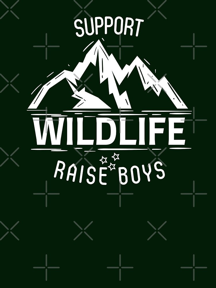 Support Wildlife Raise Boys - Gift for Mom by TrueFit Essentials T-Shirts, Hoodie, Sweatshirt | BlankRebels.com (Image 3)