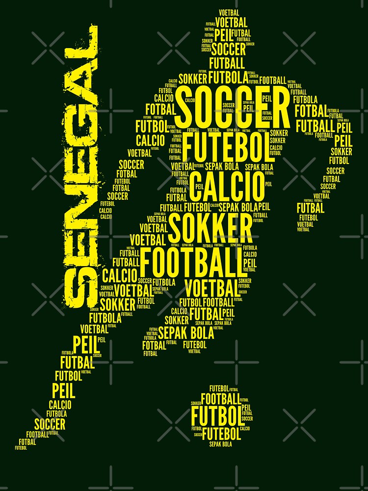 Senegal Soccer Typography by goodspy T-Shirts, Hoodie, Sweatshirt | BlankRebels.com (Image 3)