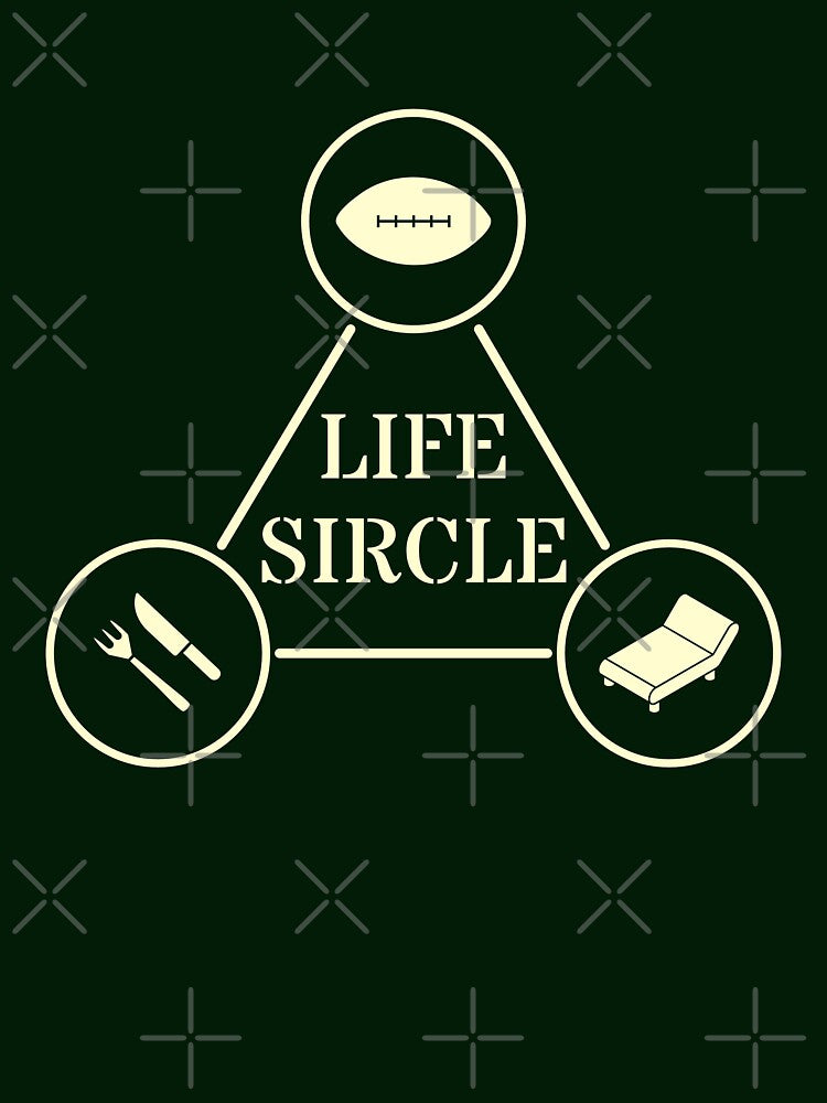 American Football Life Circle by AlyxoGer T-Shirts, Hoodie, Sweatshirt | BlankRebels.com (Image 3)