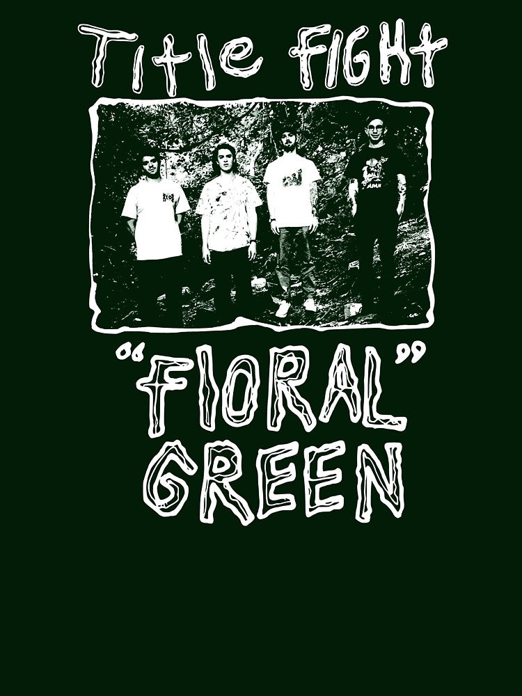 Title Fight Floral Green Promo by Rasmuschrist T-Shirts, Hoodie, Sweatshirt | BlankRebels.com (Image 3)