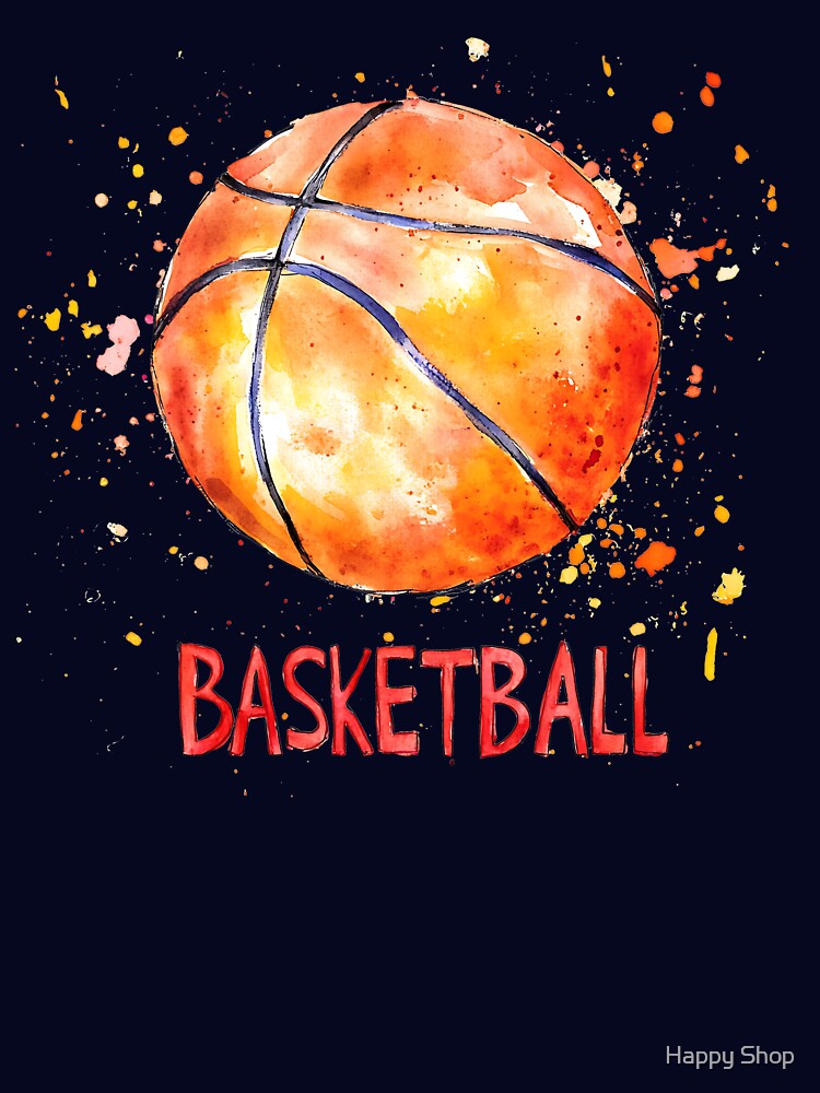 I love basketball, a pattern for basketball lovers. by Happy Shop T-Shirts, Hoodie, Sweatshirt | BlankRebels.com (Image 3)