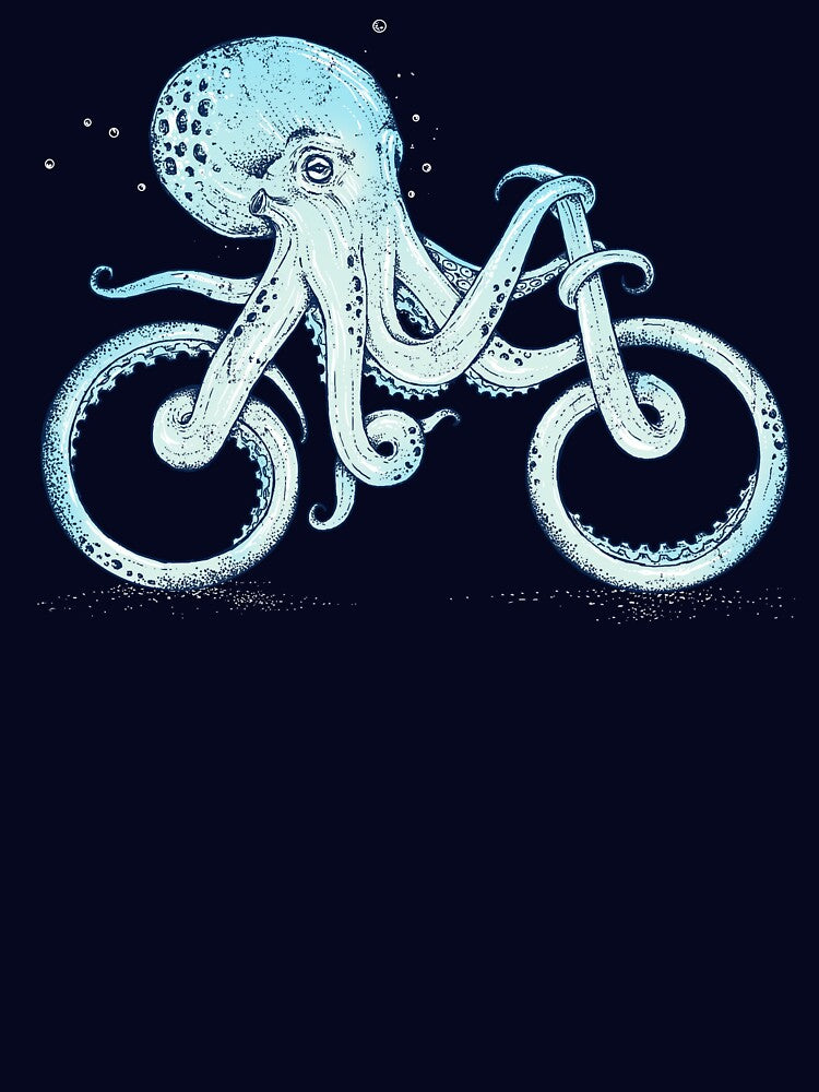 octopus bicycle by ALAN MAIA T-Shirts, Hoodie, Sweatshirt | BlankRebels.com (Image 3)