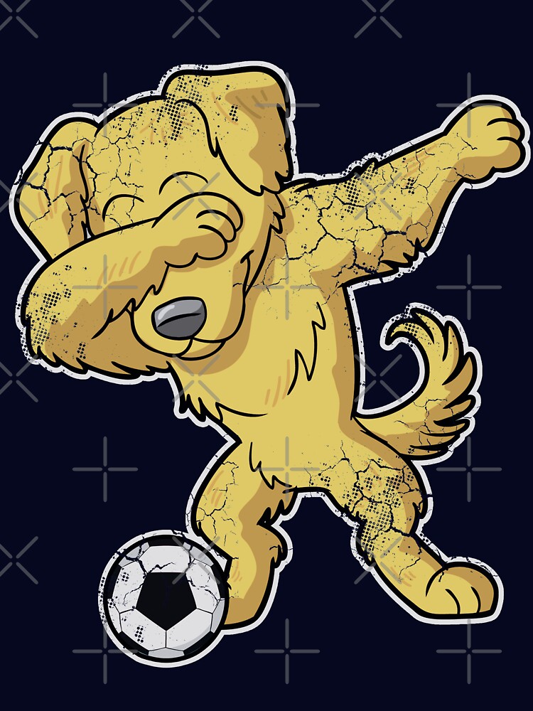 Dabbing Soccer Golden Retriever by frittata