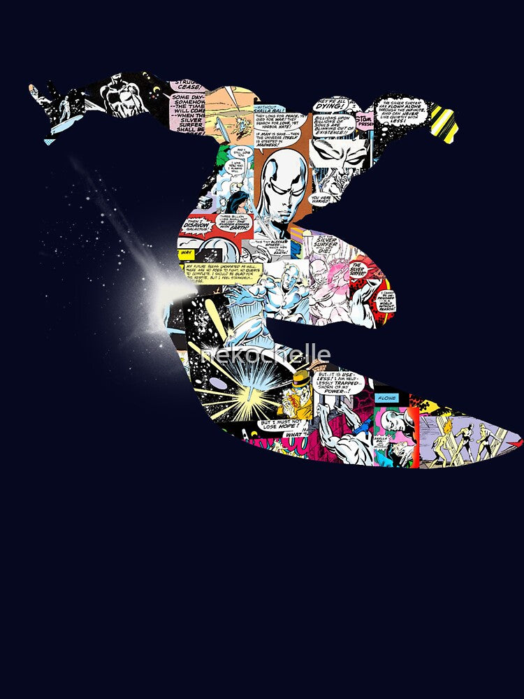 Silver Surfer by nekochelle T-Shirts, Hoodie, Sweatshirt | BlankRebels.com (Image 3)