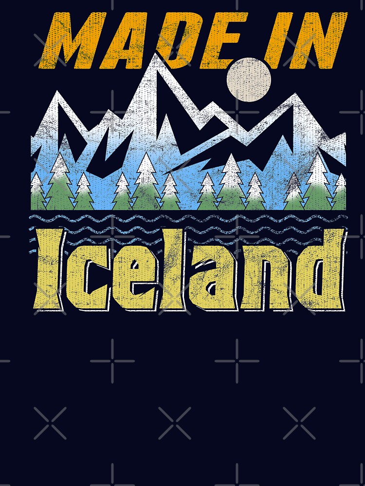 Made in Iceland Camping style design for proud Icelanders by fermo