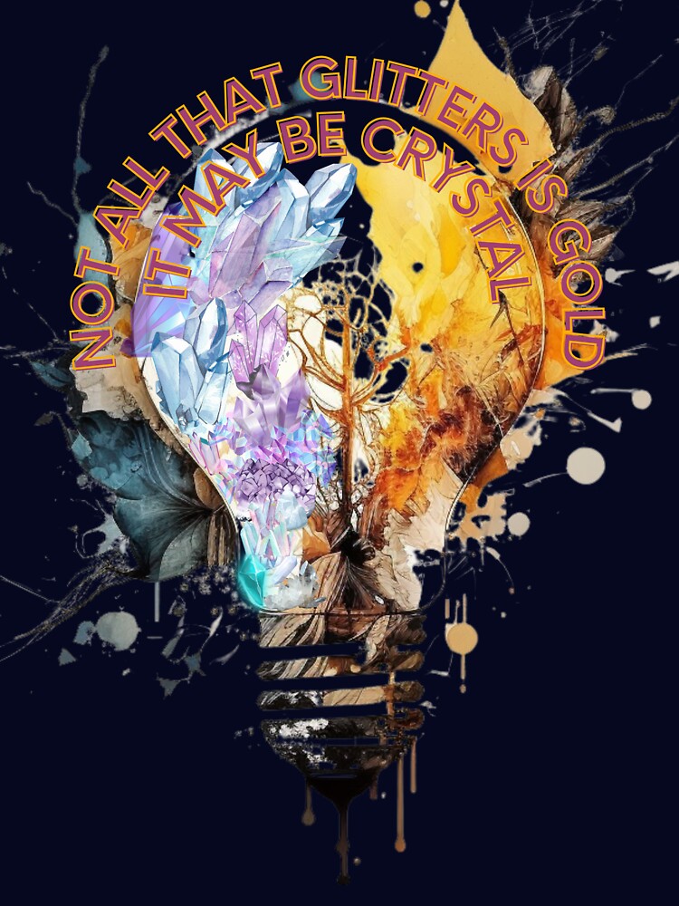 Not all that glitters is gold, it may be crystal by Abdessamad  HAFIANI ⭐⭐⭐⭐⭐ T-Shirts, Hoodie, Sweatshirt (Image 3)