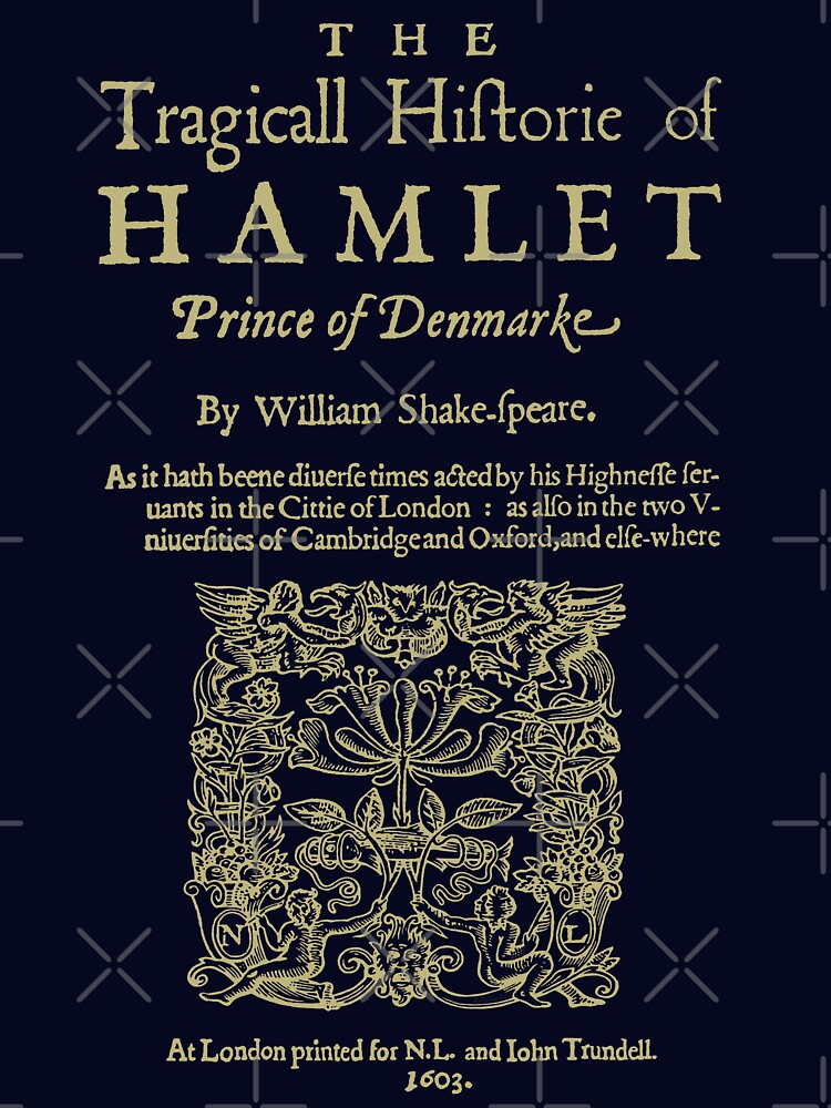 Shakespeare, Hamlet. Dark clothes version. by bibliotee T-Shirts, Hoodie, Sweatshirt | BlankRebels.com (Image 3)