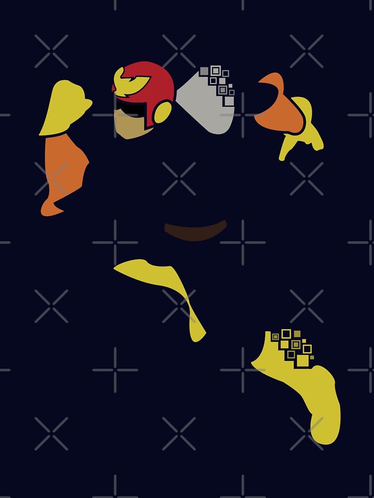 Captain Falcon Pixel Silhouette by innergeekdesign T-Shirts, Hoodie, Sweatshirt | BlankRebels.com (Image 3)