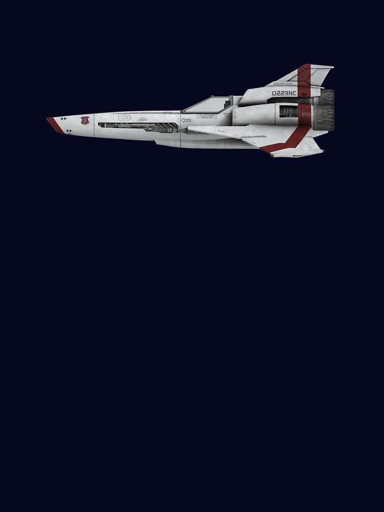 Battlestar Galactica Viper - Classic Skin by Jared McGuire T-Shirts, Hoodie, Sweatshirt | BlankRebels.com (Image 3)