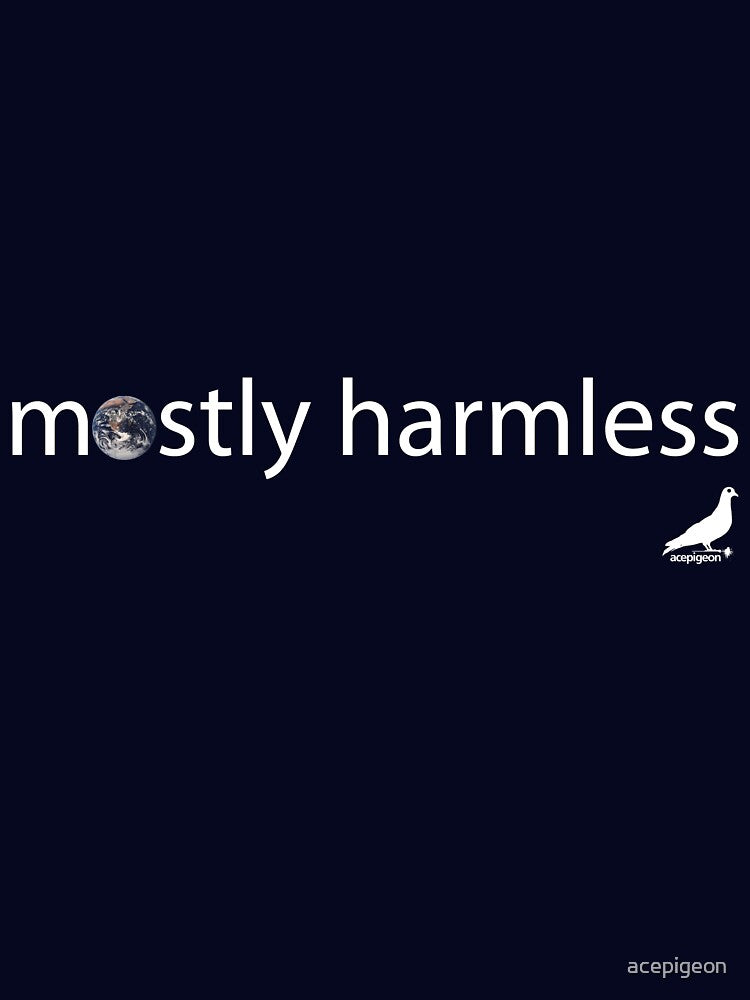Mostly Harmless by acepigeon T-Shirts, Hoodie, Sweatshirt | BlankRebels.com (Image 3)