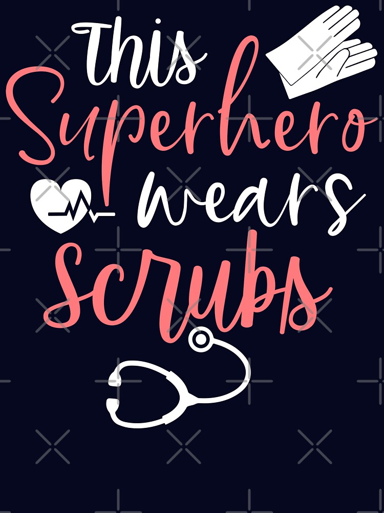 This Superhero Wears Scrubs by FanityPrints T-Shirts, Hoodie, Sweatshirt | BlankRebels.com (Image 3)