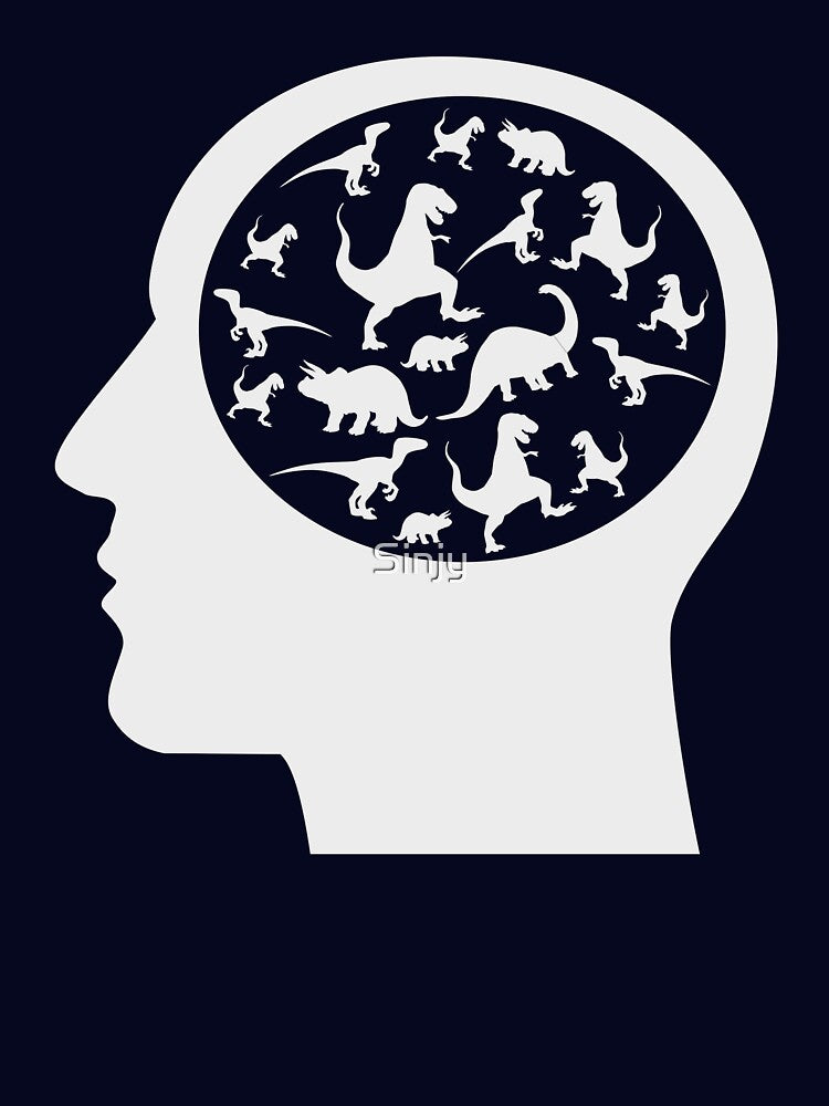 Thinking About Dinosaurs T Shirt by Sinjy Hoodie, Sweatshirt | BlankRebels.com (Image 3)
