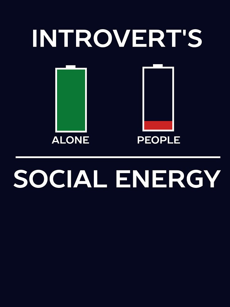 Energy Is Low Funny Introvert Humour by happinessinatee T-Shirts, Hoodie, Sweatshirt | BlankRebels.com (Image 3)