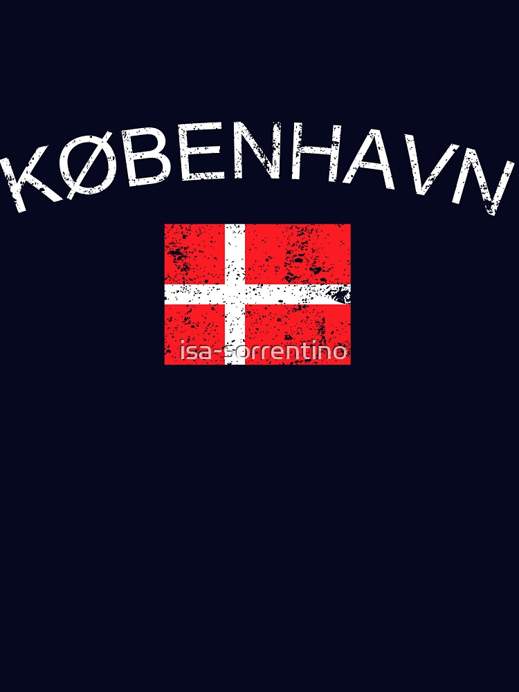 Kobenhavn T-Shirt, Vintage Denmark Copenhagen Sports Shirt by isa-sorrentino Hoodie, Sweatshirt | BlankRebels.com (Image 3)