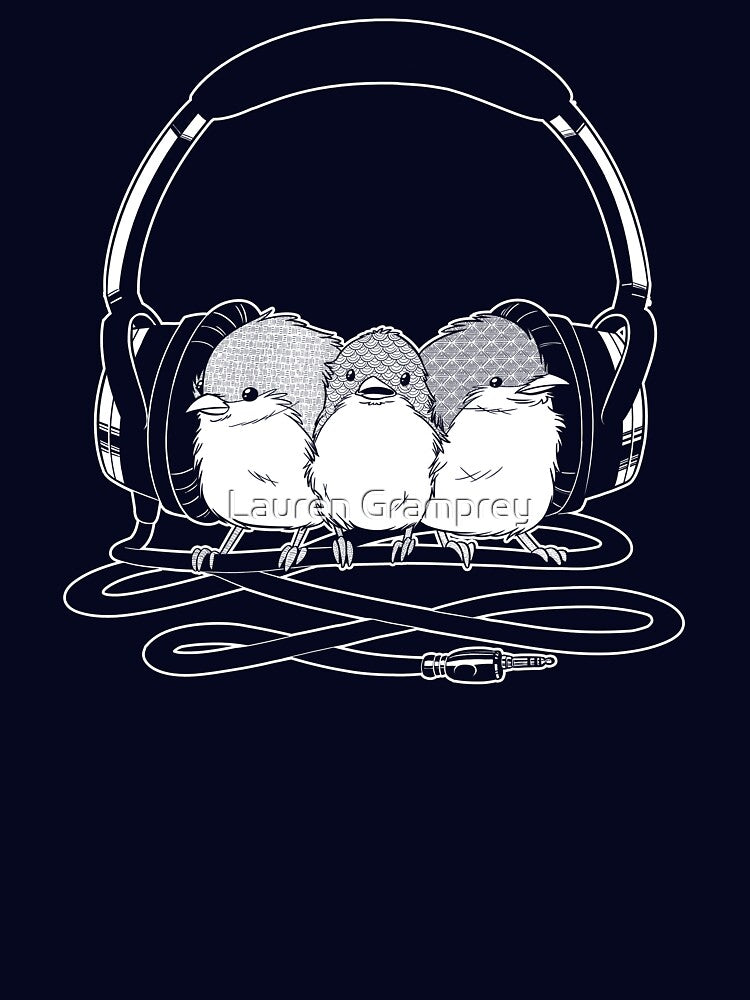 THR33 LIL' BIRDS (DARK) by Lauren Gramprey T-Shirts, Hoodie, Sweatshirt | BlankRebels.com (Image 3)