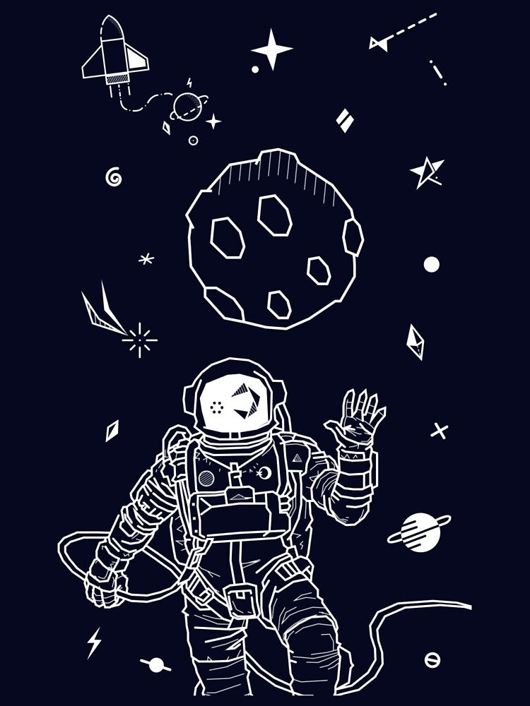 Astronaut In Space Lh2 by AntoineEricnq T-Shirts, Hoodie, Sweatshirt | BlankRebels.com (Image 3)