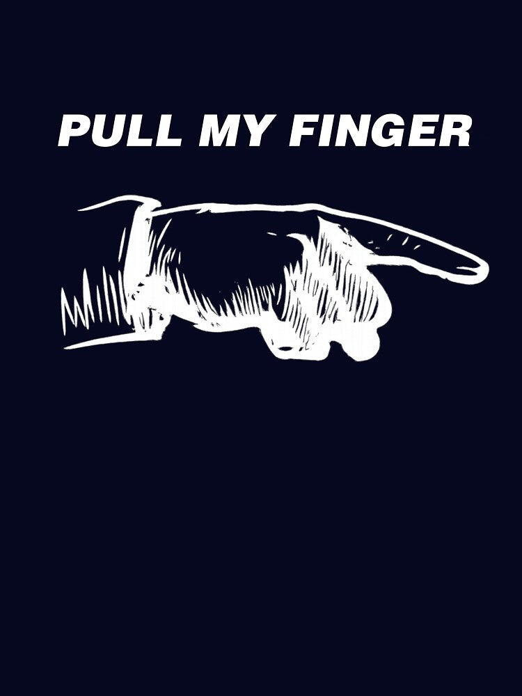 Pull My Finger Witty Quote Graphic for T Shirts, Stickers and Retro Humour Gifts by UrbanKangaroo Hoodie,... (Image 3)