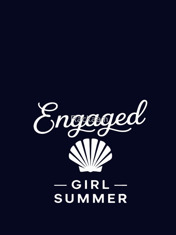 Engaged Girl Summer Fiancee Engagement Minimal Aesthetic by Rackaam T-Shirts, Hoodie, Sweatshirt | BlankRebels.com (Image 3)