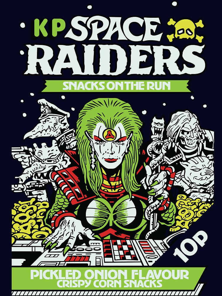 Space Raiders Crisps 80's Illustration by RiggzBoson T-Shirts, Hoodie, Sweatshirt | BlankRebels.com (Image 3)