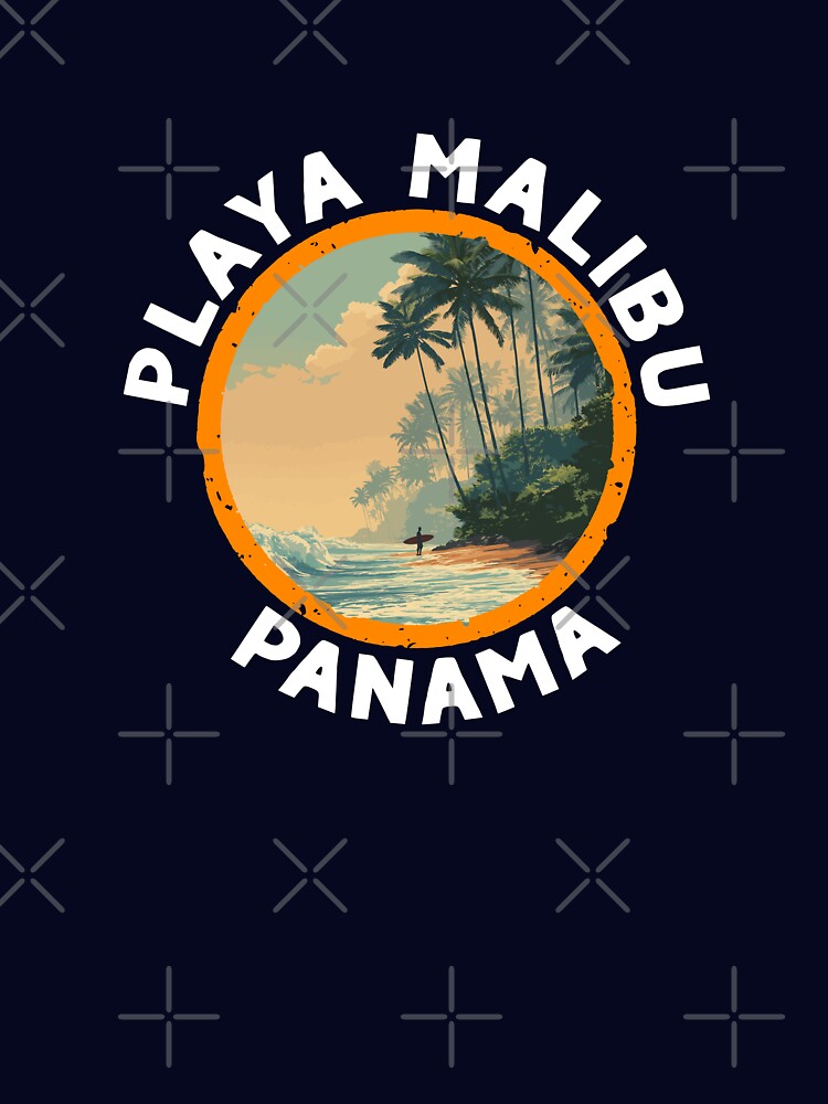 Playa Malibu - Panama (with White Lettering) by VelvetRoom T-Shirts, Hoodie, Sweatshirt | BlankRebels.com (Image 3)