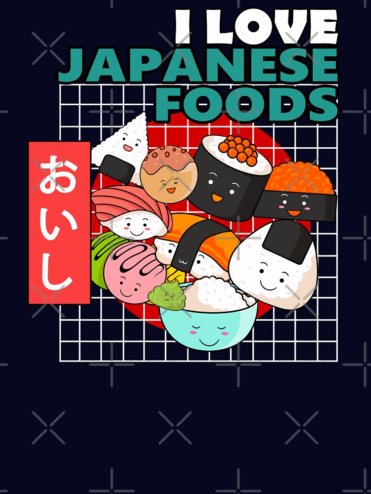 I Love Japanese Foods by cutieotter T-Shirts, Hoodie, Sweatshirt | BlankRebels.com (Image 3)