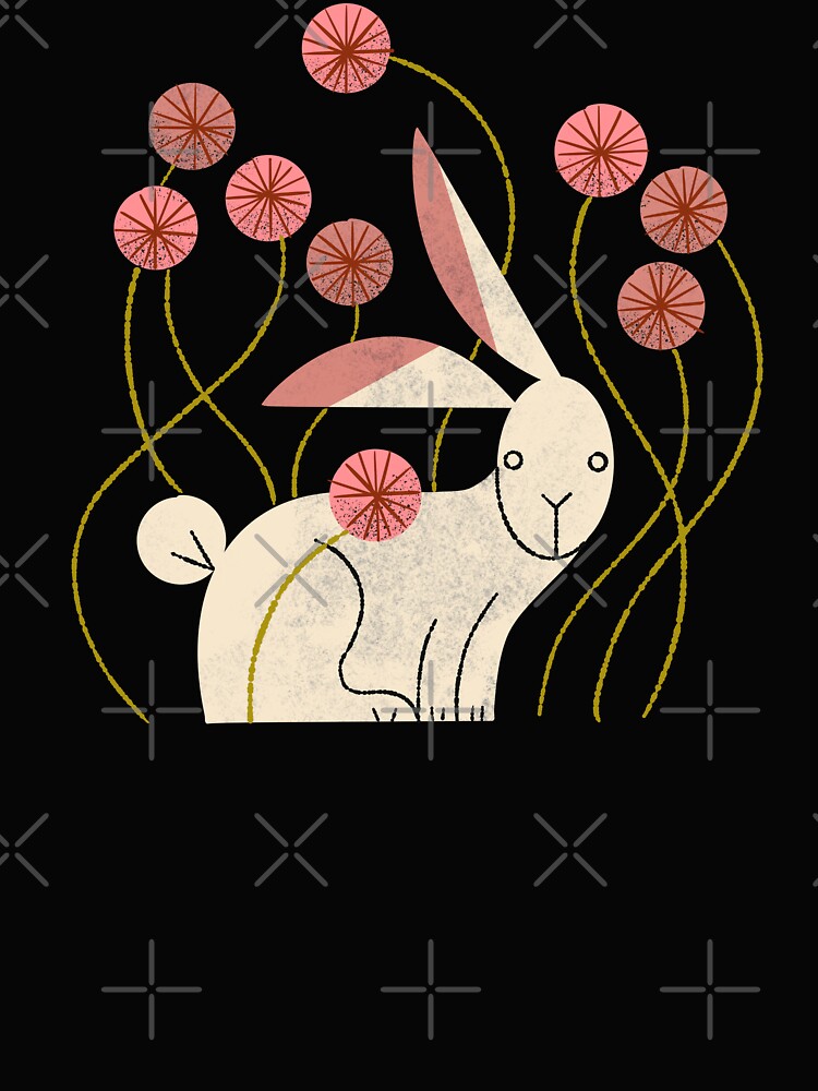 Rabbit and Wildflowers by Renea L Thull T-Shirts, Hoodie, Sweatshirt | BlankRebels.com (Image 2)