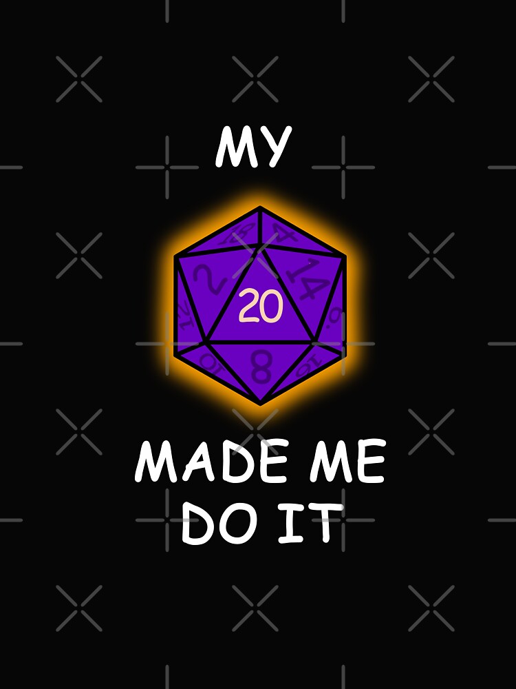 My critical hit made me do it - violet by AtelierRillian T-Shirts, Hoodie, Sweatshirt | BlankRebels.com (Image 2)