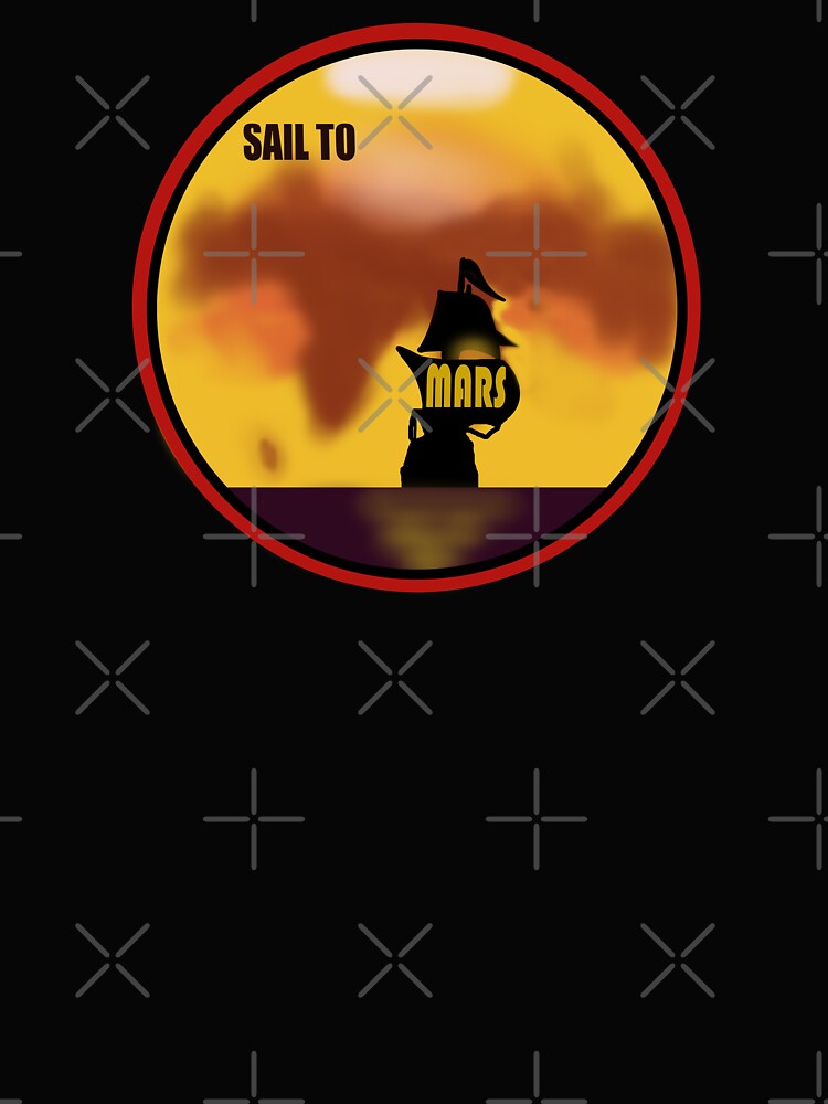 Sail  to the Red Planet, Mars. by Geomoon T-Shirts, Hoodie, Sweatshirt | BlankRebels.com (Image 2)