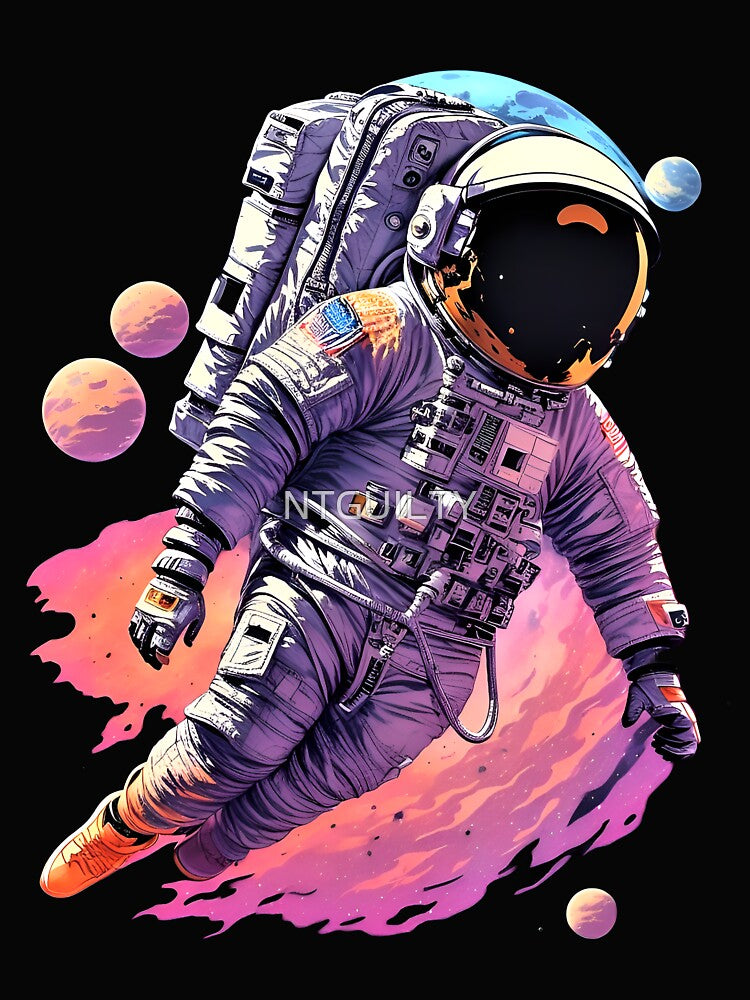 Astronaut In Space by NTGUILTY T-Shirts, Hoodie, Sweatshirt | BlankRebels.com (Image 2)