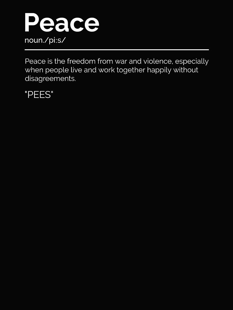 Peace by ConsiTee T-Shirts, Hoodie, Sweatshirt | BlankRebels.com (Image 2)