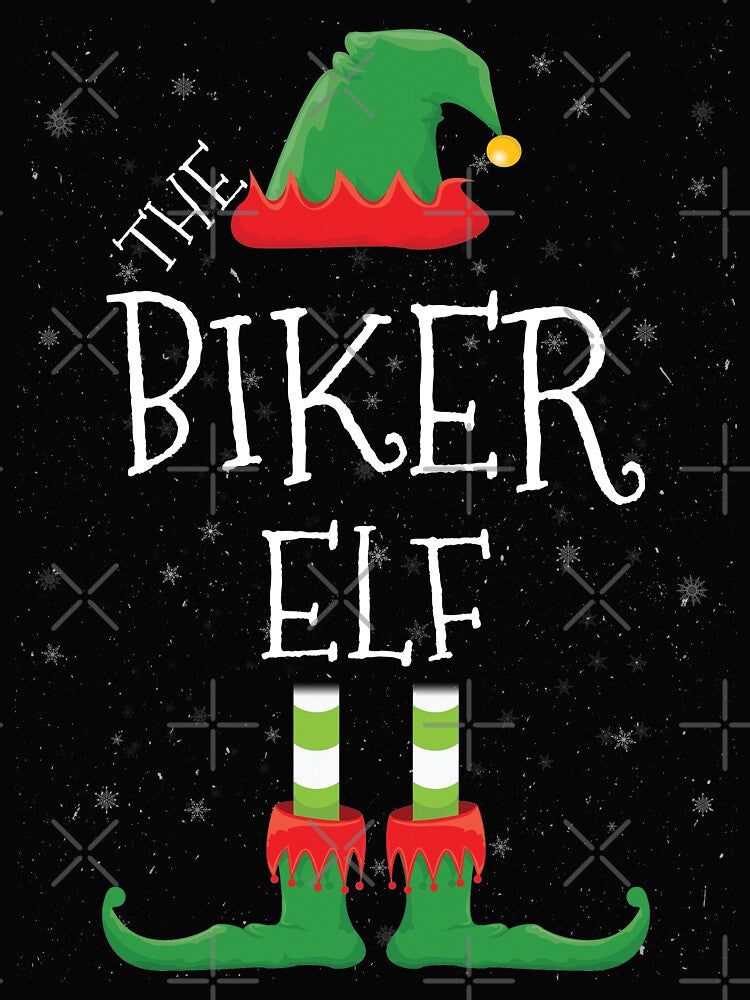 Biker Elf Family Matching Christmas Group Funny Gift by DavisHasari T-Shirts, Hoodie, Sweatshirt | BlankRebels.com (Image 2)