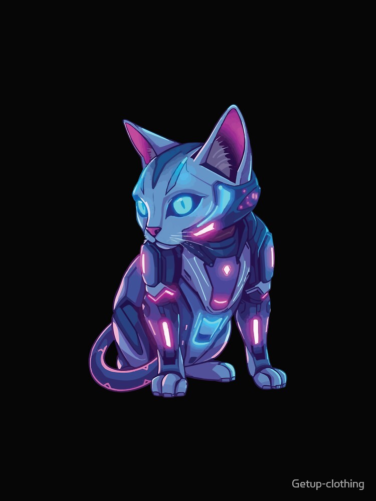 Cyberpunk Cat by Getup-clothing