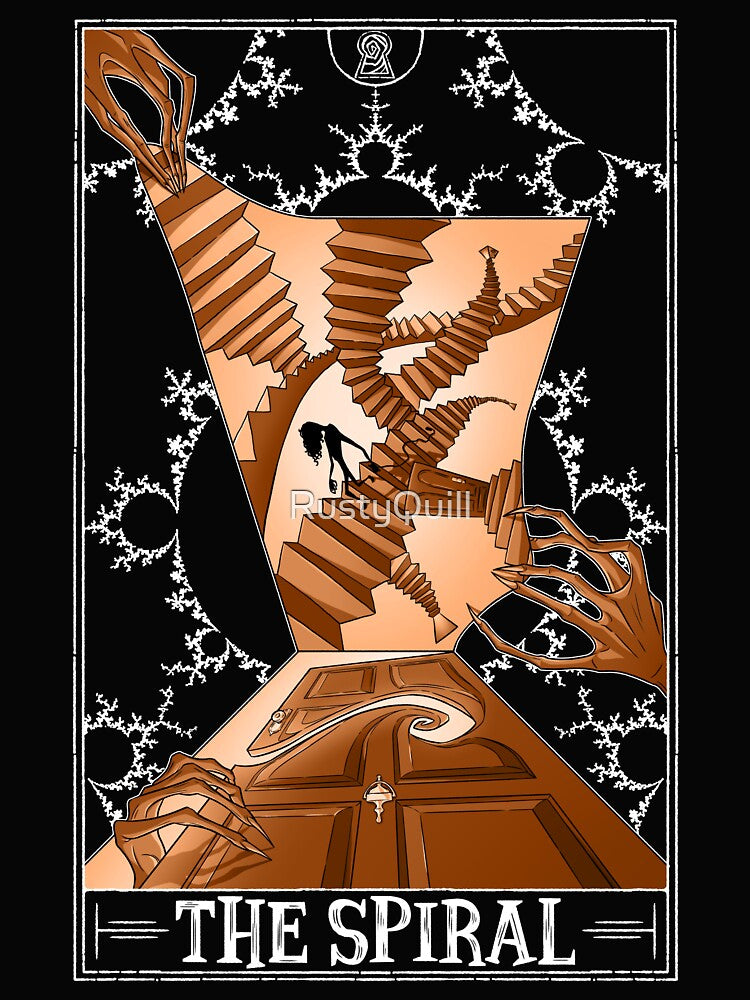 The Spiral "Tarotesque" - (Dark) by RustyQuill T-Shirts, Hoodie, Sweatshirt | BlankRebels.com (Image 2)