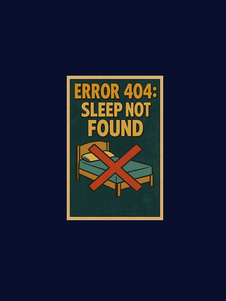 Error 404: Sleep not found by Hornace88studio T-Shirts, Hoodie, Sweatshirt | BlankRebels.com (Image 3)