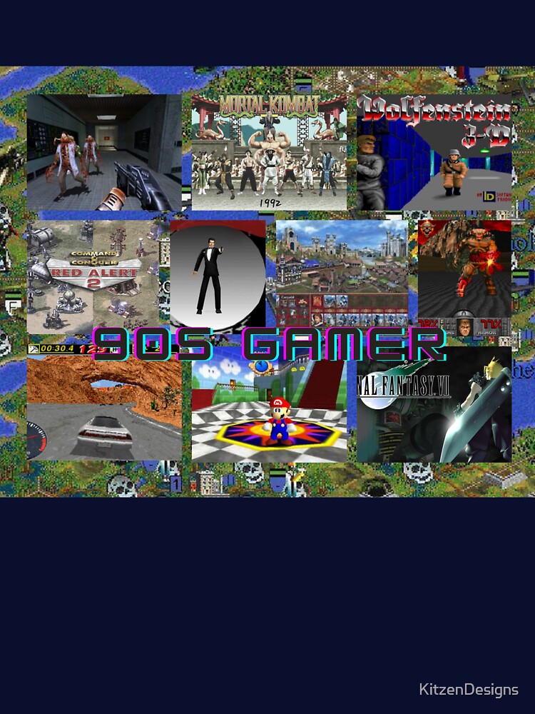 90s Gamer by KitzenDesigns T-Shirts, Hoodie, Sweatshirt | BlankRebels.com (Image 3)