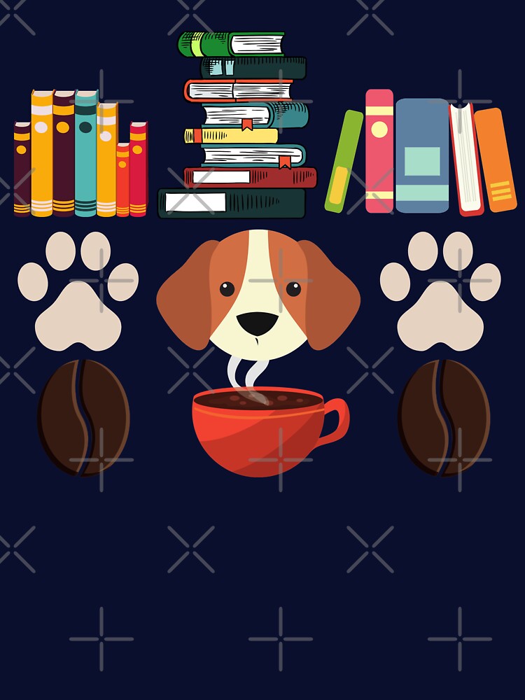 Books Dogs and Coffee by VBeesTees T-Shirts, Hoodie, Sweatshirt | BlankRebels.com (Image 3)