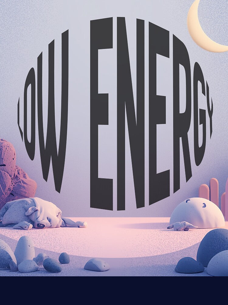 Low Energy – Sleepy Space Vibes Pastel Art by CraftDigitPrint