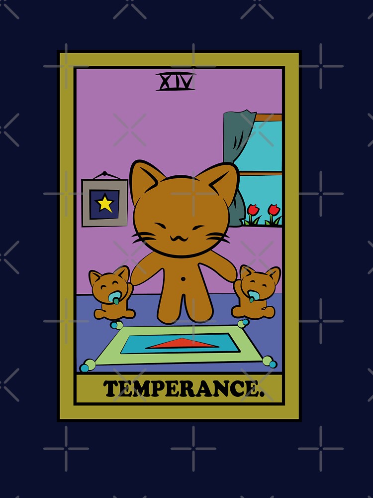 TAROT CARDS | TEMPERANCE. | CAT by FalconLifeStore T-Shirts, Hoodie, Sweatshirt | BlankRebels.com (Image 3)