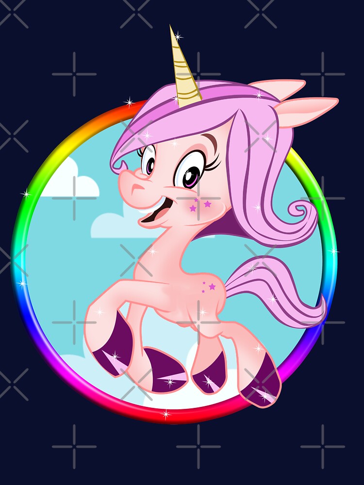 Suzi the happy Unicorn by Wonderful world of whimsical Art of yesteryear and today T-Shirts, Hoodie, Sweatshirt (Image 3)