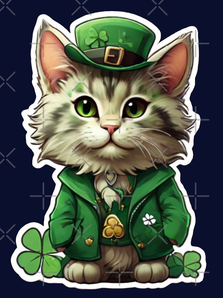 St Patricks Day Kitty by Krieghorn T-Shirts, Hoodie, Sweatshirt | BlankRebels.com (Image 3)