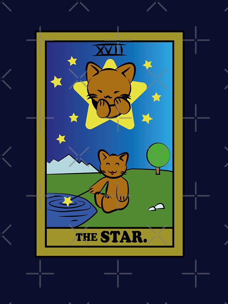 TAROT CARDS | THE STAR. | CAT by FalconLifeStore T-Shirts, Hoodie, Sweatshirt | BlankRebels.com (Image 3)