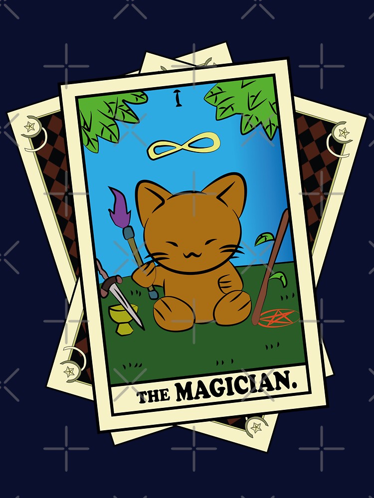 TAROT CARDS DECK | THE MAGICIAN. | FORTUNE CAT by FalconLifeStore T-Shirts, Hoodie, Sweatshirt | BlankRebels.com (Image 3)