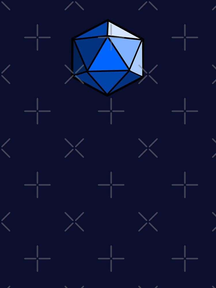 D20 Dice (Blue) by CrewDutler T-Shirts, Hoodie, Sweatshirt | BlankRebels.com (Image 3)