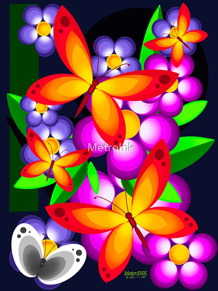 Little Butterflies by MetroInk T-Shirts, Hoodie, Sweatshirt | BlankRebels.com (Image 3)