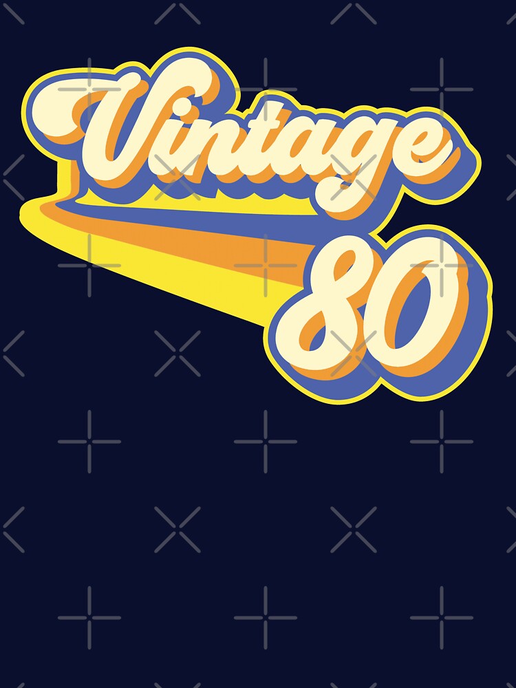 Vintage 1980 Retro Birthday by styleuniversal T-Shirts, Hoodie, Sweatshirt | BlankRebels.com (Image 3)