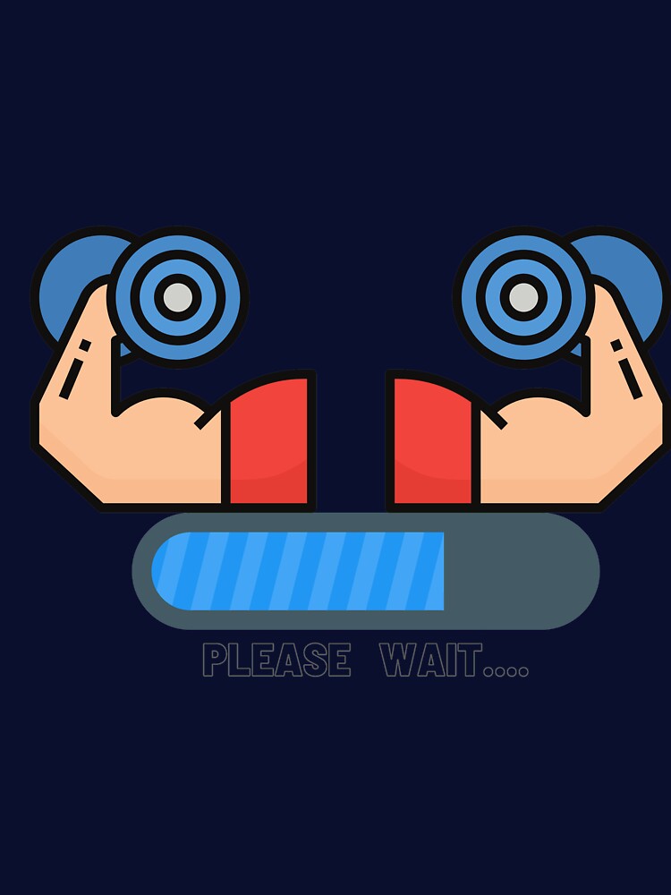 gym please wait by starlooklike T-Shirts, Hoodie, Sweatshirt | BlankRebels.com (Image 3)