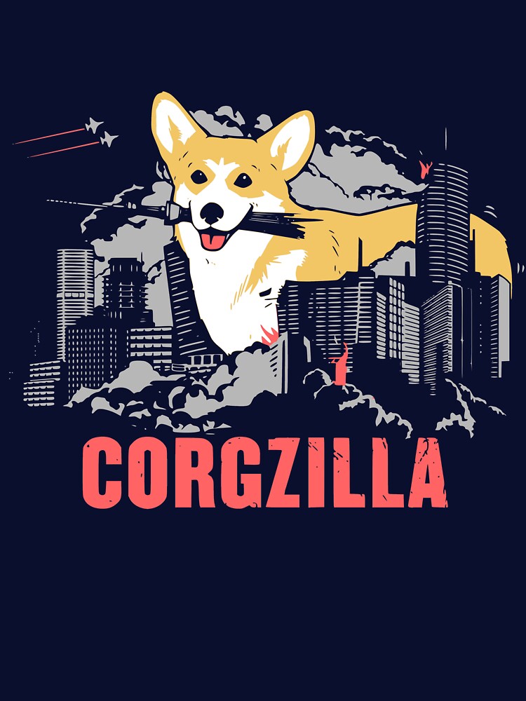 Corgzilla by StereotypicalTs T-Shirts, Hoodie, Sweatshirt | BlankRebels.com (Image 3)