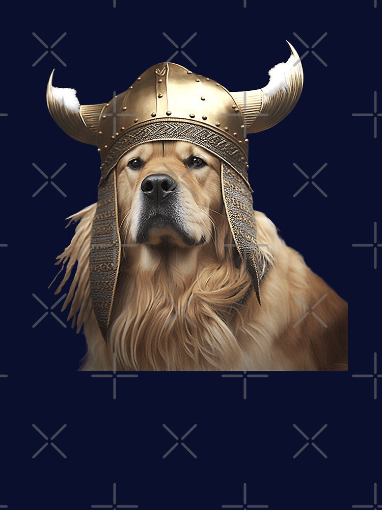 golden retriever lover cute viking dog dog lovers by Sisi Design⭐⭐⭐⭐⭐ T-Shirts, Hoodie, Sweatshirt (Image 3)