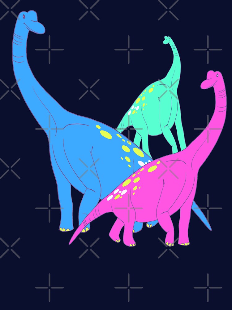 Lovely Brachiosaurus Friends by Danggi Days! T-Shirts, Hoodie, Sweatshirt | BlankRebels.com (Image 3)